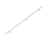 Moderno juego de barandillas ovaladas para escaleras, de 1 a 20 pies, barandilla de metal ajustable para montaje en pared para seguridad en interiores y exteriores, barandillas de escalera elegantes y