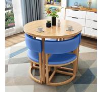 Moderno juego de mesa de comedor redonda con sillas elegantes, perfecto para oficina pequeña, sala de estar o balcón, diseño elegante de cactus para espacios de relajación y ocio
