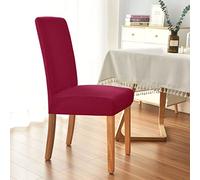 Moderno juego de mesa de comedor redonda de 5 piezas con elegantes sillas de cuero, elegante mesa de conferencias de madera para comedor u oficina, elegante mobiliario rosa perfecto para