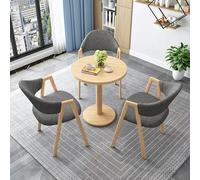 Moderno juego de mesa y silla de recepción de oficina, muebles de comedor elegantes, ideal para oficina, club y cocina, perfecto para negociaciones y reuniones