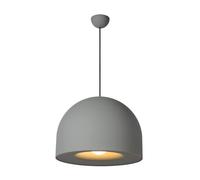 Moderno Lámpara Colgante Gris Salón E27 Ø50 CM Redondo Pendelleuchte Comedor