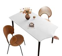 Moderno mantel rectangular de poliéster EasyClean ajustable para cocina, comedor, picnic, fiesta, perfecto para uso en interiores y exteriores