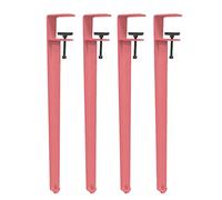 Moderno marco de patas de mesa de metal con ventosa y tornillo para una base segura del escritorio de comedor