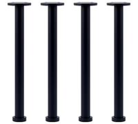 Moderno marco de patas de mesa de metal con ventosa y tornillo para una base segura del escritorio de comedor