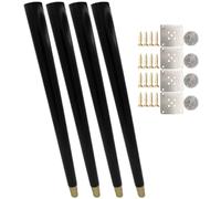 Moderno marco de patas de mesa de metal con ventosa y tornillo para una base segura del escritorio de comedor