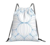 Moderno Mochila Cordónes Textura de Cebolla malista Gym Sack Casual Bolsa con Cordón para Vacaciones Mujer Yoga 36X42cm