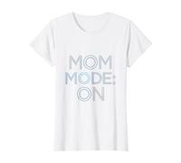 Moderno "Modo mamá: ON" Techno Mom Día de la Madre Camiseta