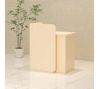 Moderno mostrador de recepción con cajones para supermercados, tiendas de conveniencia y hoteles, escritorio de madera para computadora para oficina en casa y uso de secretaria, 60 x 45 x 95 cm