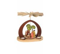 Moderno nacimiento de Cristo en forma de arco piramidal, 1-piso, 36 cm. de al...