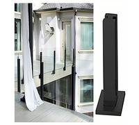 Moderno poste de barandilla de vidrio de acero inoxidable, solución de seguridad duradera para balcón, patio, terraza, escaleras, elegante y elegante sistema de balaustrada de vidrio