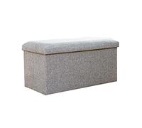 Moderno puf rectangular suave de 40 x 25 x 25 cm, versátil reposapiés otomano y taburete de almacenamiento, elegante banco bajo para sofá, elegante decoración del hogar y nizer