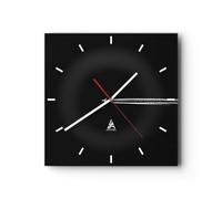 Moderno Reloj de Pared Avión Viaje Velocidad 40x40cm Decoracion Reloj de Vidrio Cocina Salon Oficina Comedor Reloj Decorativo Silencioso Art Wall Clock Decor Decorativo para el Hogar C3AC40x40-5256