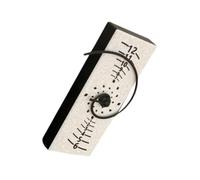 Moderno reloj de pared Fibonaccis con visualización de hora única, punteros en espiral, movimiento silencioso, para los amantes de las matemáticas y los técnicos