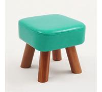 Moderno reposapiés de cuero, cómodo y estable para decoración del hogar, diseño simple