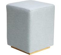 Moderno reposapiés otomano de espuma, elegante puf cuadrado para sala de estar, dormitorio y tocador, cómodo taburete para decoración del hogar para relajación y estilo