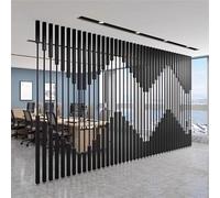 Moderno separador de ambientes de metal, pantalla de privacidad para espacios interiores, partición decorativa creativa para pasillo y escalera