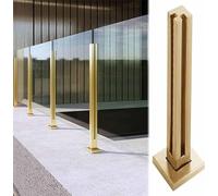 Moderno sistema de barandilla de vidrio, kit de balaustrada interior y exterior para balcón, escaleras, terraza, barandilla de seguridad, diseño duradero y elegante