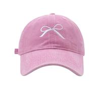 Moderno sombrero de béisbol bordado con lazo para niñas y mujeres, sombreros casuales para deportes, gimnasio, montaña, camping, actividades al aire libre