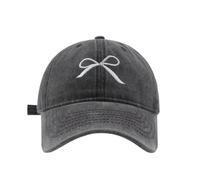 Moderno sombrero de béisbol bordado con lazo para niñas y mujeres, sombreros casuales para deportes, gimnasio, montaña, camping, actividades al aire libre