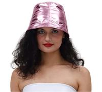 Moderno sombrero retro hip hop bucket sombrero europeo y callejero, versátil protección solar de moda estilo punk para hombres y mujeres, Rosa., Talla única