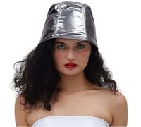 Moderno sombrero retro hip hop bucket sombrero europeo y callejero, versátil protección solar de moda estilo punk para hombres y mujeres, gris, Talla única