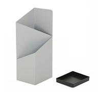 Moderno soporte de metal para paraguas con bandeja de goteo extraíble, elegante soporte para interiores y exteriores para entrada, pasillo, oficina