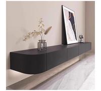 Moderno soporte de pared para TV, centro de entretenimiento beige con amplio espacio de almacenamiento (140 x 24 x 20 cm), muebles elegantes para sala de estar y dormitorio