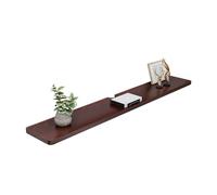 Moderno soporte flotante para TV, armario de madera montado en la pared con estante de almacenamiento, elegante consola para sala de estar y dormitorio, centro de entretenimiento Space-Sing