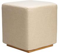 Moderno taburete de patas cuadradas: asiento tapizado de espuma para tocador, dormitorio, sala de estar, muebles elegantes, reposapiés cómodo, decoración versátil del hogar, solución de asiento