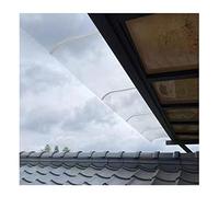 Moderno toldo curvado de policarbonato impermeable para entradas, elegante protección al aire libre para buzones y unidades de aire acondicionado, diseño duradero y resistente a la intemperie