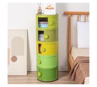 Moderno verde x mesa de noche grande con puertas correderas, cajones y mesita de noche de almacenamiento para dormitorio, armario de almacenamiento elegante