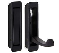 Moderno Wandpaneel-Kleiderhaken Plegable Garderoben-Haken Negro Gancho Plegable - Panama 80 X 20/61mm Gancho de la Pared para para Enganche & Tornillos 1 Pieza - Diseño Perchero Hundido en Madera