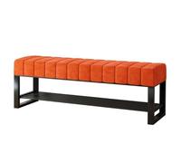 Moderno zapatero con banco tapizado para entrada con 2 compartimentos, elegante mueble Halay para zapatos y abrigos