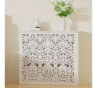 ModernWhite- Cubierta para radiador, fácil de limpiar y de conexión a presión, para baño, sala de estar, dormitorio, 50 x 70 x 20 cm, diseño decorativo
