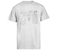Modest Mouse - Building Nothing out of Something Camiseta Gris para Hombres De Manga Corta Grey Men tee Short Sleeve T-Shirt