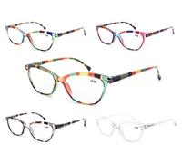 MODFANS Un Pack de 5 Gafas de Lectura 2.25/Gafas para Presbicia Mujeres,Buena Vision Ligeras Comodas,Vista de Cerca/Vista Cansada