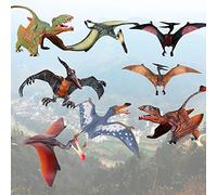 MODGAL Teradactilo | 8 Figuras realistas Dinosaurios voladores | Colección Pterosaurios, Juguetes Pteranodon, Decoración Escritorio
