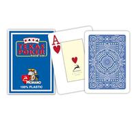 Modiano 2 de Texas Poker Índice Jumbo Azul - Tarjetas de Texas Poker