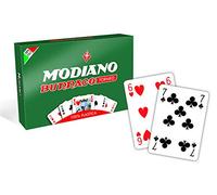 Modiano- burraco Mantequilla 100% plástica, Color Azul y Rojo (300369)