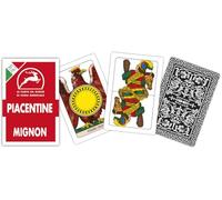 Modiano Piacentine Mignon - Cartas de Juego Regionales en Formato Mignon (más Pequeñas Que Las Tradicionales) - Cartón Dúplex de 320 g/m² - 100% Made in Italy