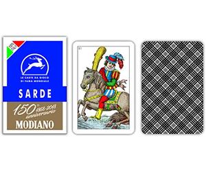 Modiano Tarjetas regionales Sarde Blue 150 Aniversario