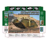 Modificaci?n especial del tanque brit?nico femenino MK I de la Primera Guerra Mundial de Master Box Models