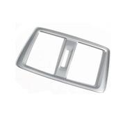 Modificación del coche Compatible con 2 Active Para Tourer F45 F46 218i 2015 2016 2017 2018 Adhesivo cubierta marco ventilación aire acondicionado trasero coche(Silver)