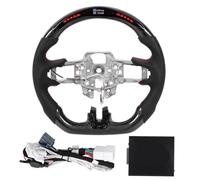 Modificación del coche Compatible Con Ford Para EcoBoost V6 GT Para Shelby Para GT350 GT350R 2015 2016 2017 Conjunto De Volante De Fibra De Carbono, Luces De Cambio Y Pantalla