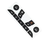 Modificación del coche Compatible con Ford para Focus 2000 2001 2002 2003 2004 2005 Calcomanías para reparar el botón control climatización la consola central vehículo