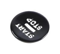 Modificación del coche Compatible con Jaguar XF Car Start Engine Stop Push Button Cover Ring Trim Sticker Decals Auto Interior Decoration(Black)