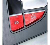 Modificación del coche Compatible Con Para A4 B9 A5 2017 2018 2019 Pegatinas De Botón De Freno De Mano Electrónico De Control Central Interior De Coche Piezas Modificadas