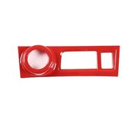 Modificación del coche Compatible con Subaru para BRZ 2012 2013 2014 2018 2019 2020 2021 botón arranque parada control central coche pegatina decorativa para marco(Red LHD)