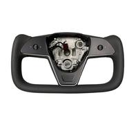 Modificación del coche Compatible Con Tesla Para Model Y Para Model 3 2017 2018 2019 2020 2021 2022 2023 Volante Con Manija De Horquilla Volante De Automóvil Con Función De Calefacción