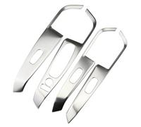 Modificación del interior del coche para Nissan Kicks 2017-2023, reposabrazos de puerta, interruptor de elevalunas, cubierta del panel de botones, marco embellecedor, pegatina, accesorios interiores.